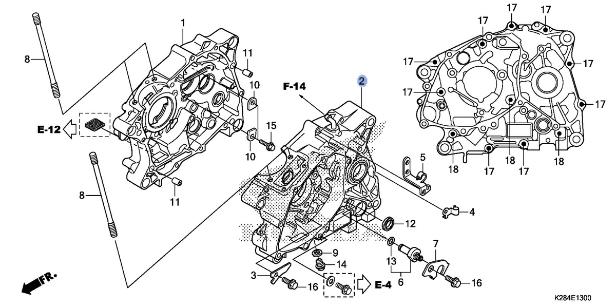 Honda OEM part 11200-K28-910