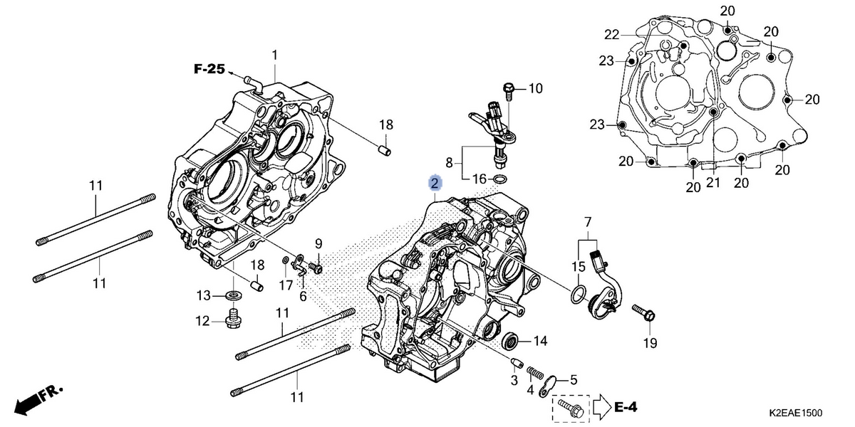 Honda OEM part 11200-K2E-T10