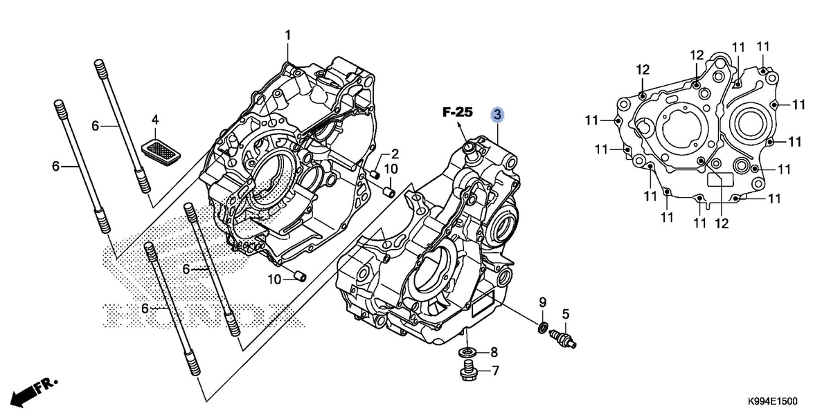 Honda OEM part 11200-K31-900