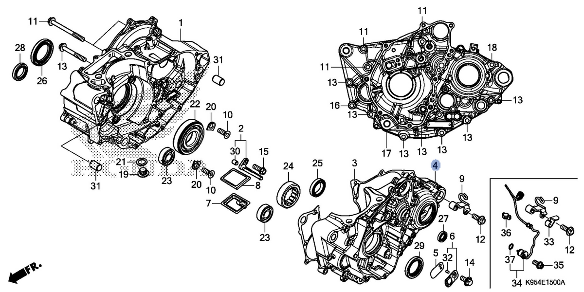 Honda OEM part 11200-K95-A20