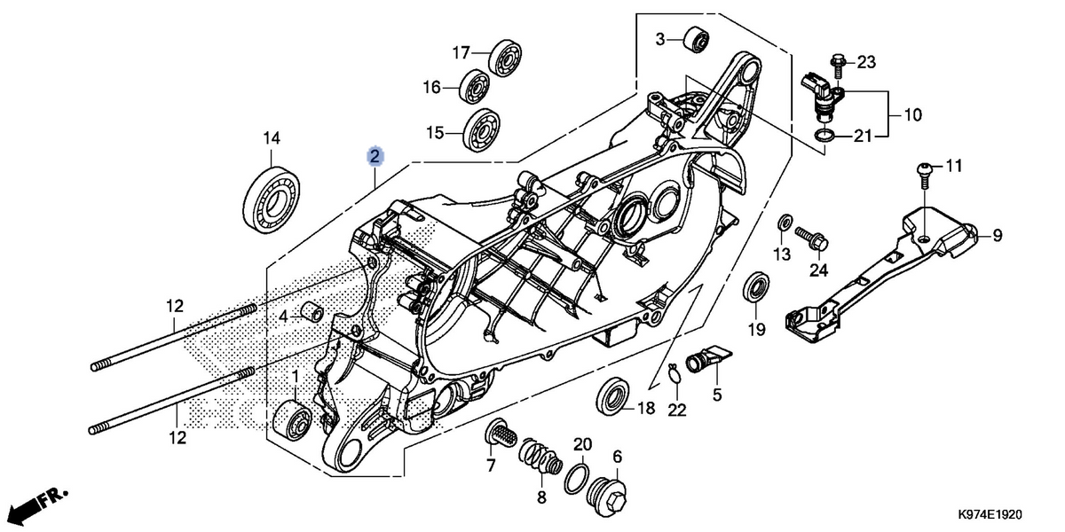 Honda OEM part 11200-K97-V00