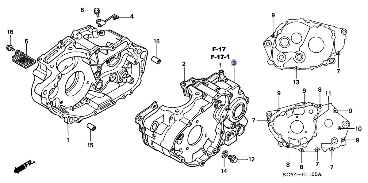 Honda OEM part 11200-KCY-671