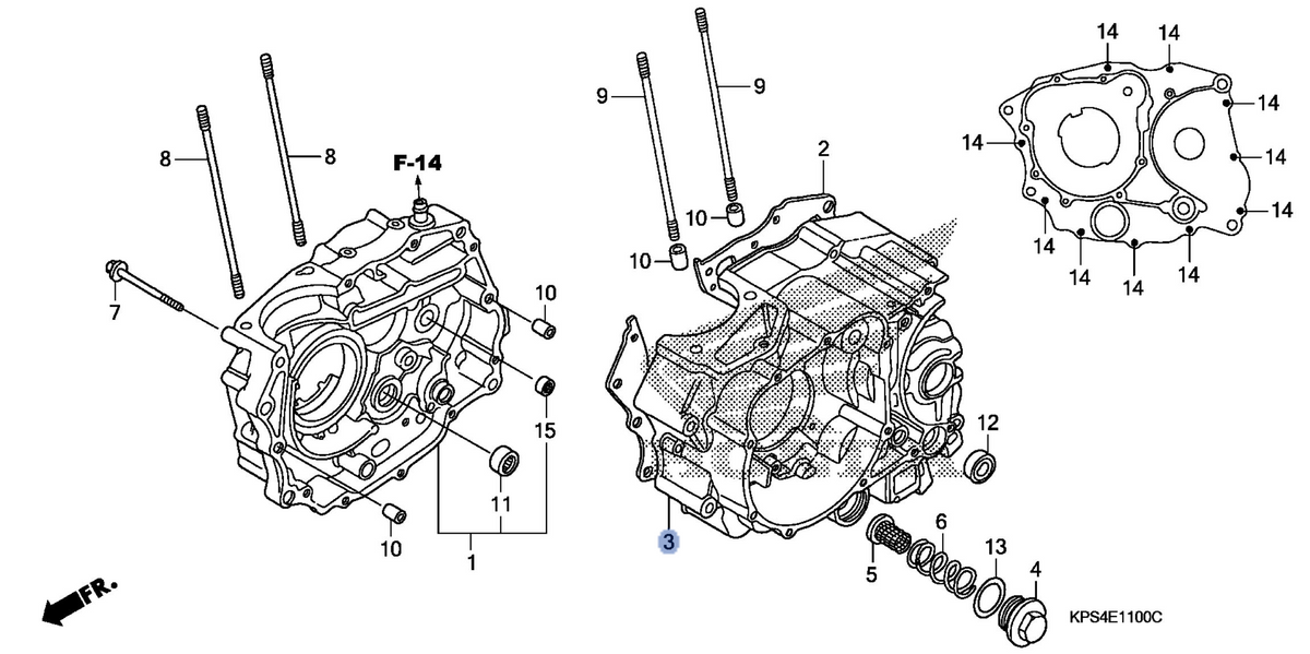 Honda OEM part 11200-KPS-900