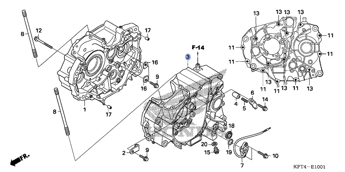 Honda OEM part 11200-KRE-B00