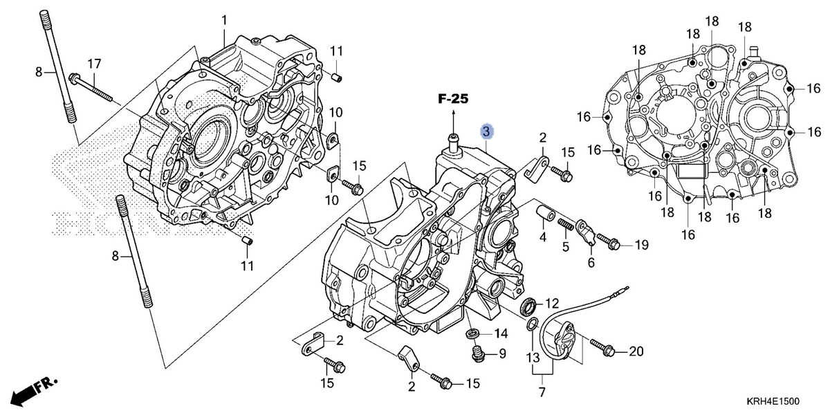 Honda OEM part 11200-KRH-650