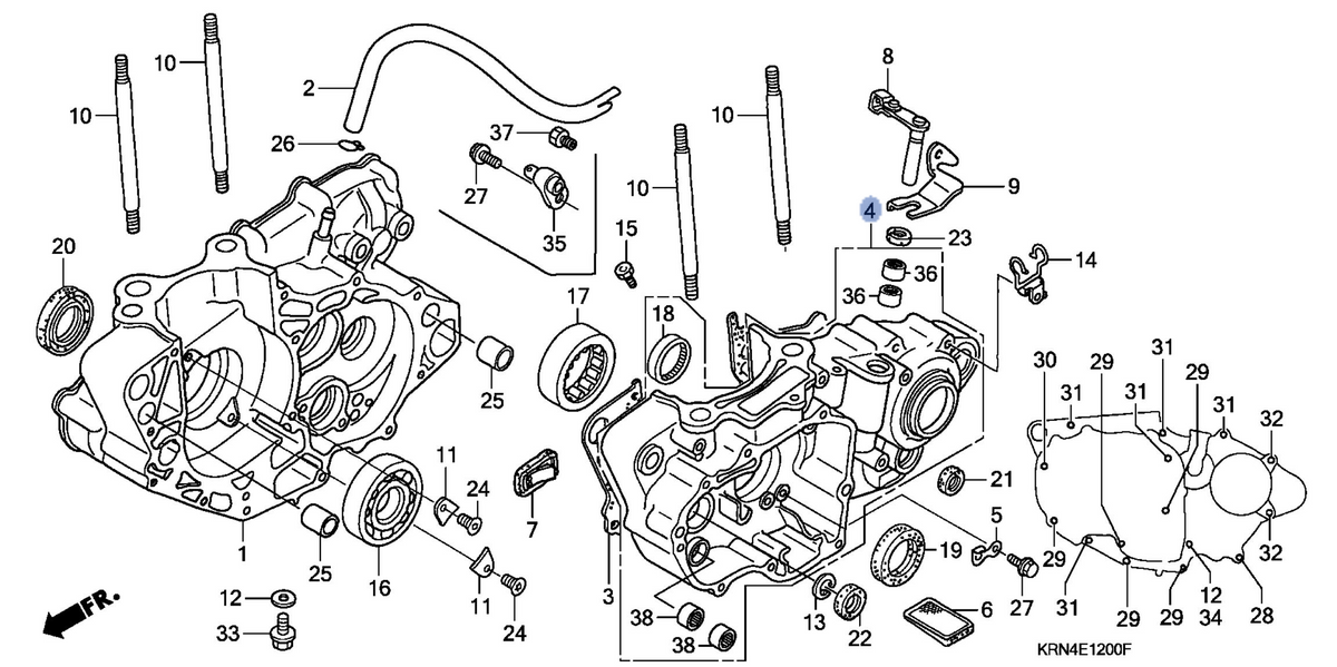 Honda OEM part 11200-KRN-A30