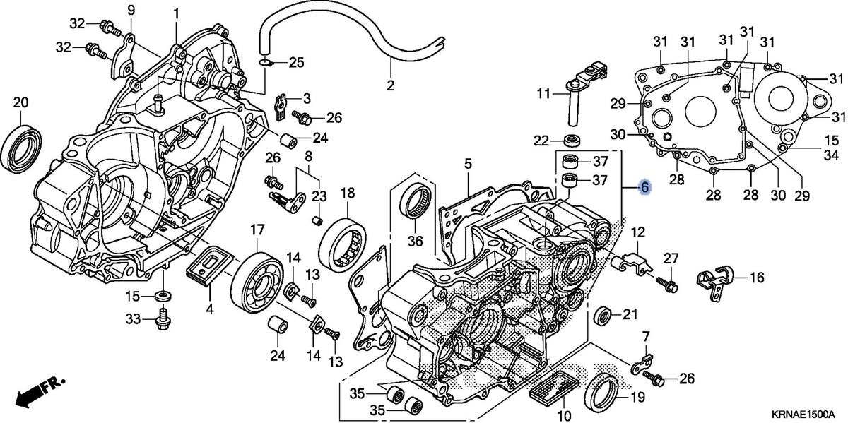 Honda OEM part 11200-KRN-A40