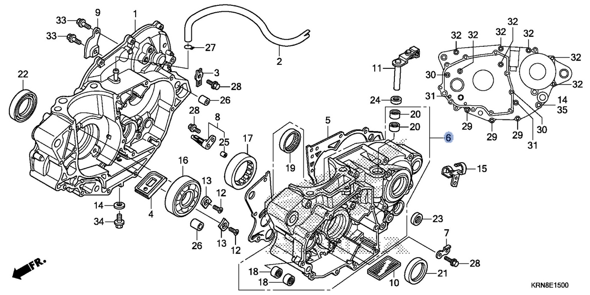 Honda OEM part 11200-KRN-A80