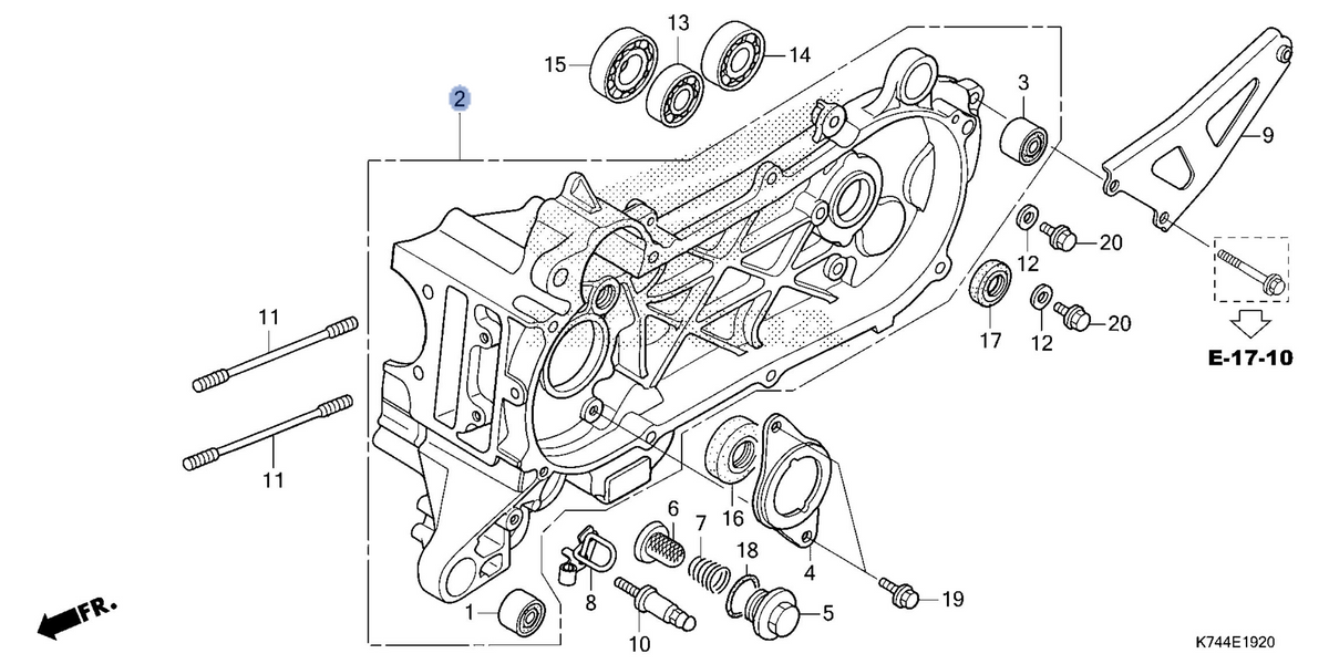 Honda OEM part 11200-KWP-H00