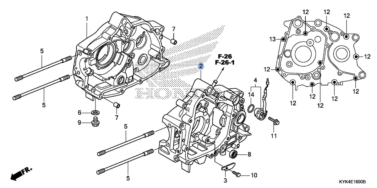 Honda OEM part 11200-KYK-D11