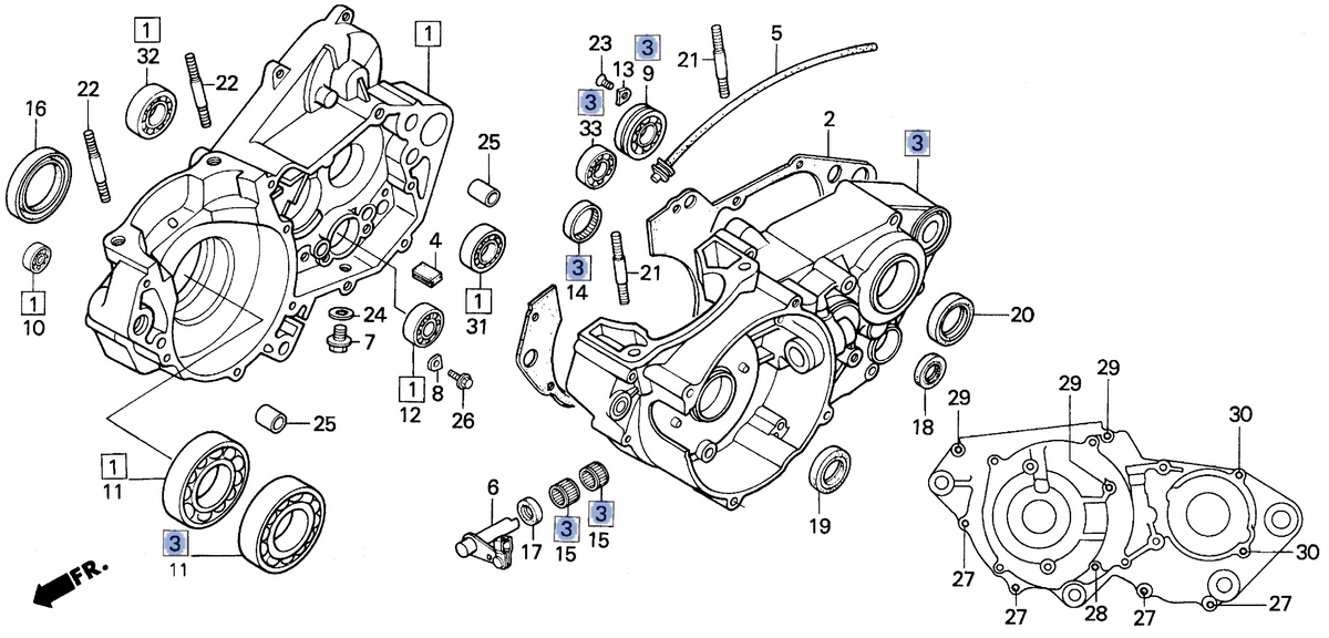 Honda OEM part 11200-MAC-305