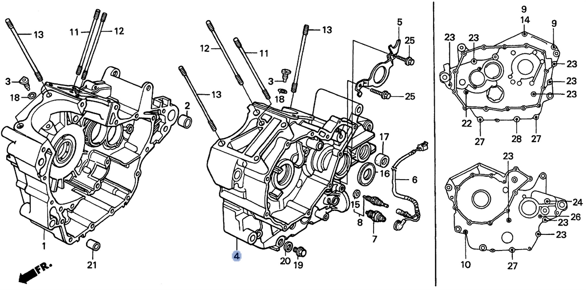 Honda OEM part 11200-MBA-710