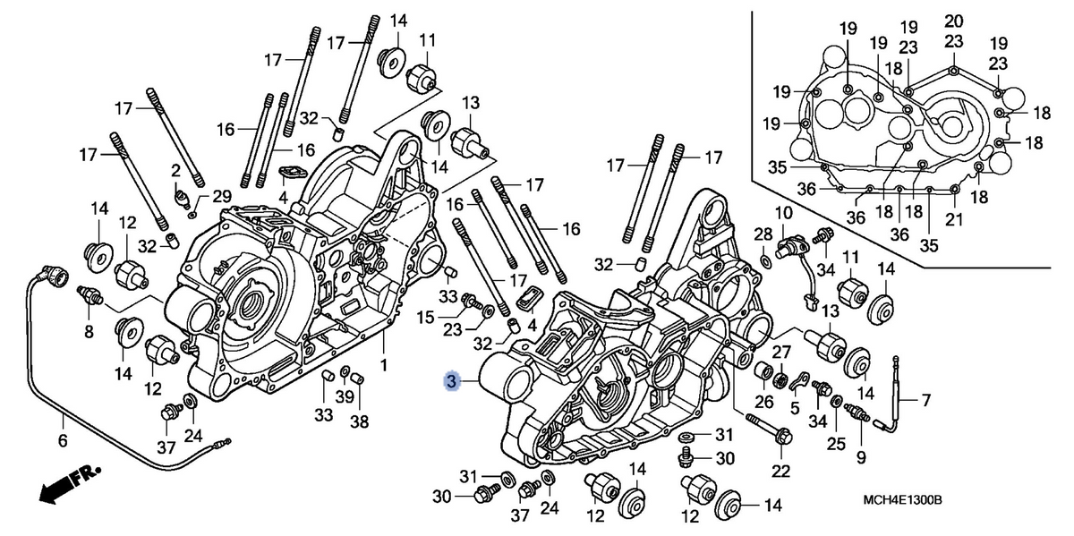 Honda OEM part 11200-MCH-000