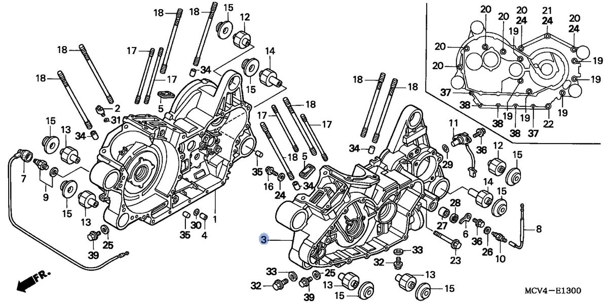 Honda OEM part 11200-MCH-700