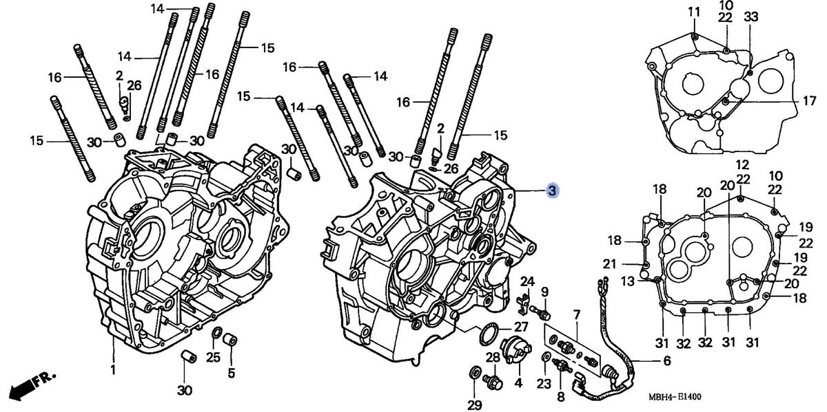 Honda OEM part 11200-MCK-A00