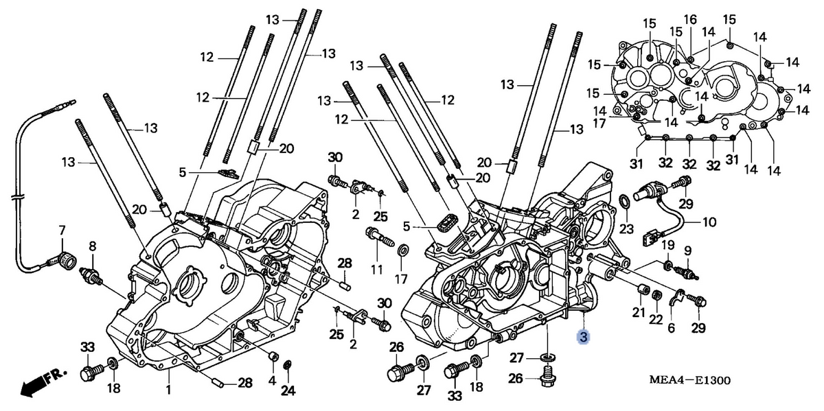 Honda OEM part 11200-MEA-670