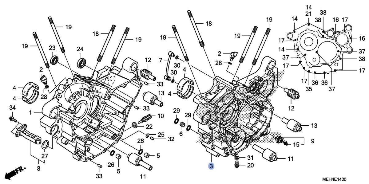 Honda OEM part 11200-MEH-000