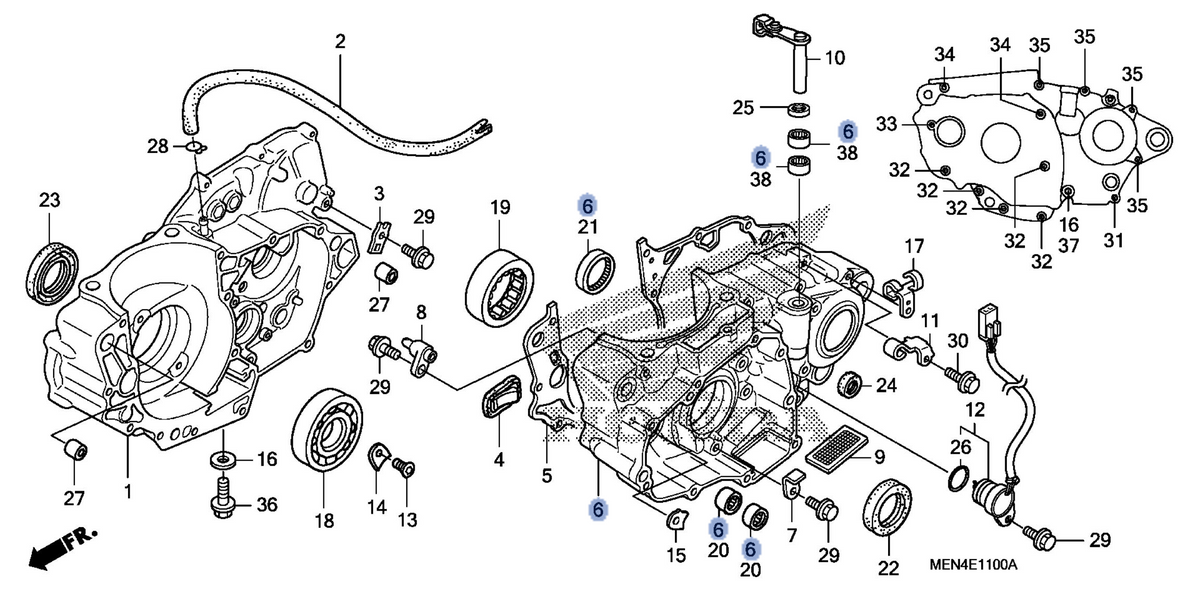 Honda OEM part 11200-MEN-A30