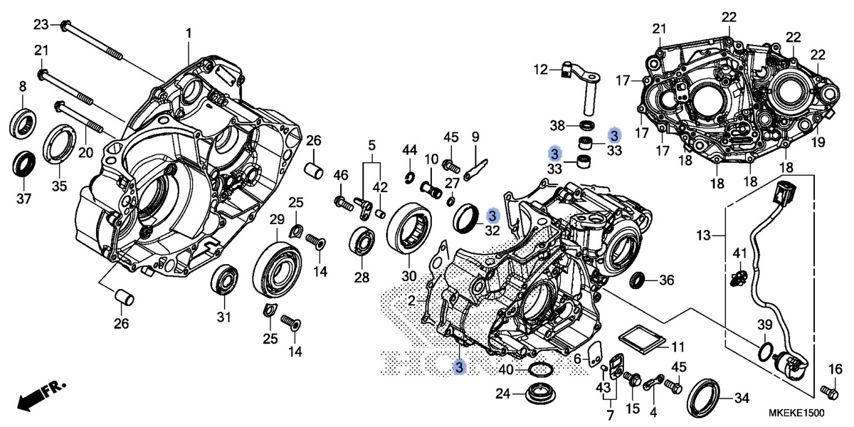 Honda OEM part 11200-MKE-A70