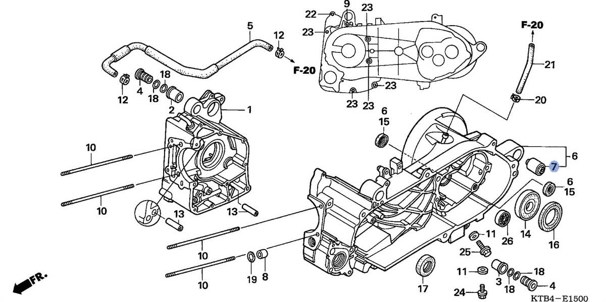 Honda OEM part 11203-KAB-000