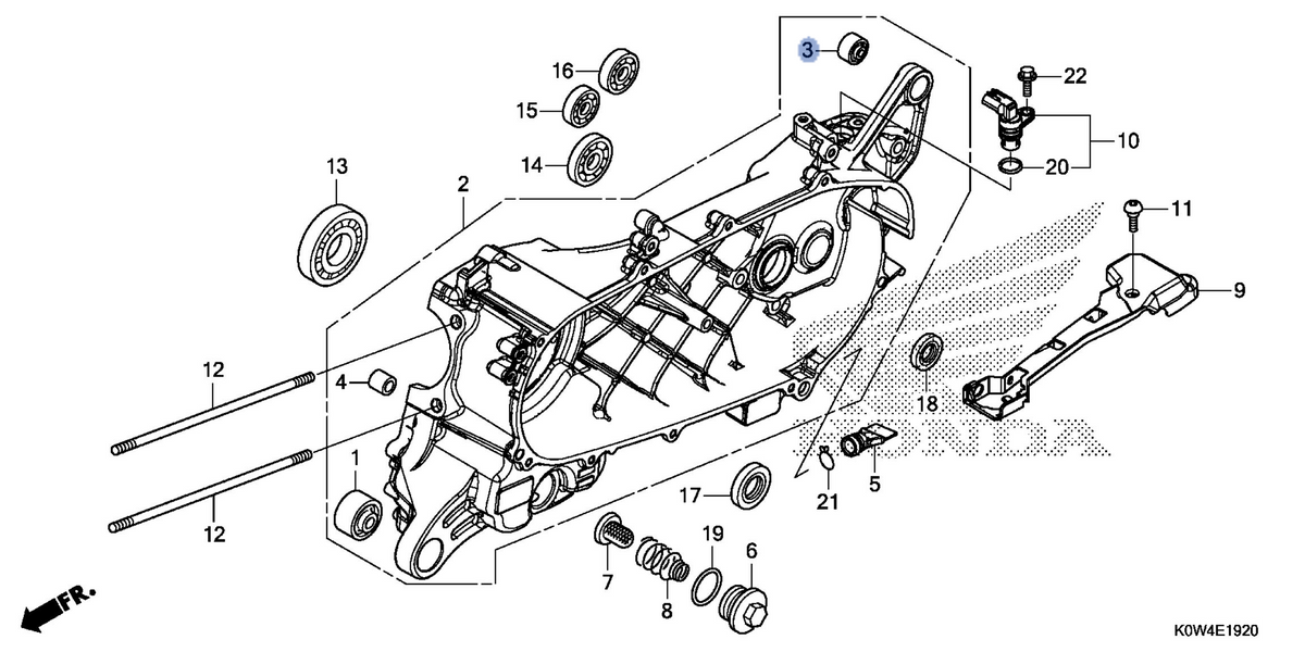 Honda OEM part 11203-KVB-901