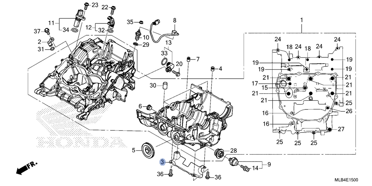 Honda OEM part 11203-MLB-D00