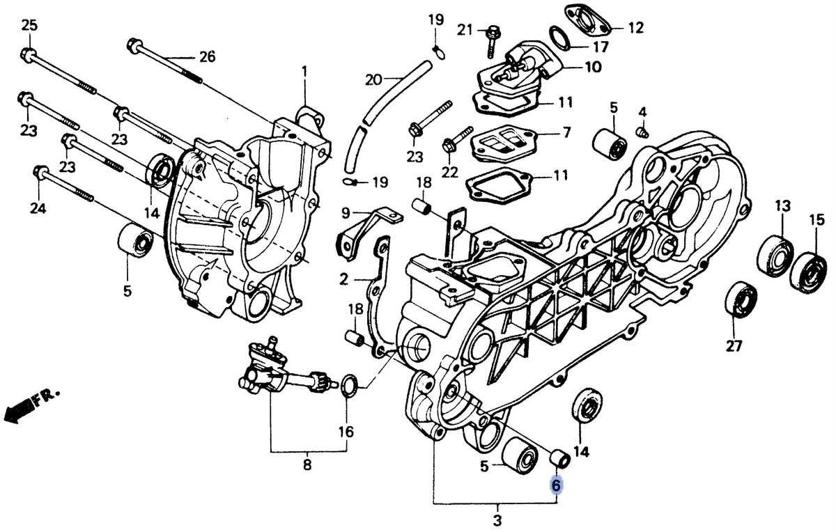 Honda OEM part 11205-GF0-761