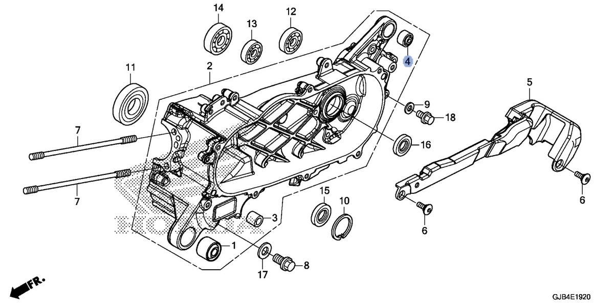 Honda OEM part 11205-GGZ-J00