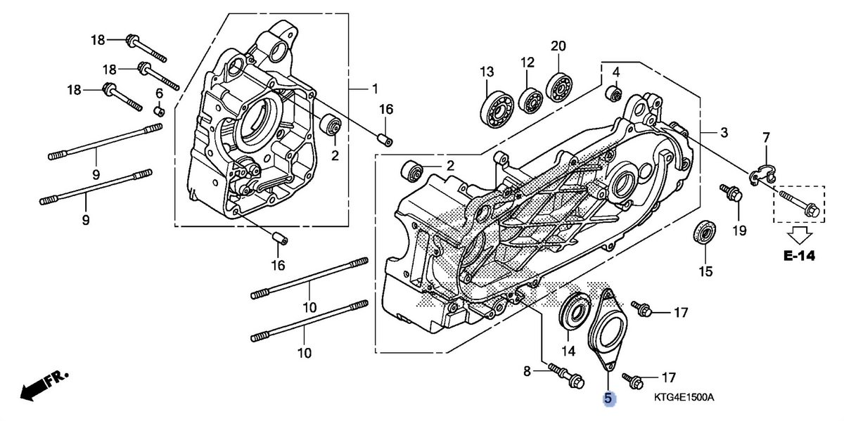 Honda OEM part 11205-KGF-910