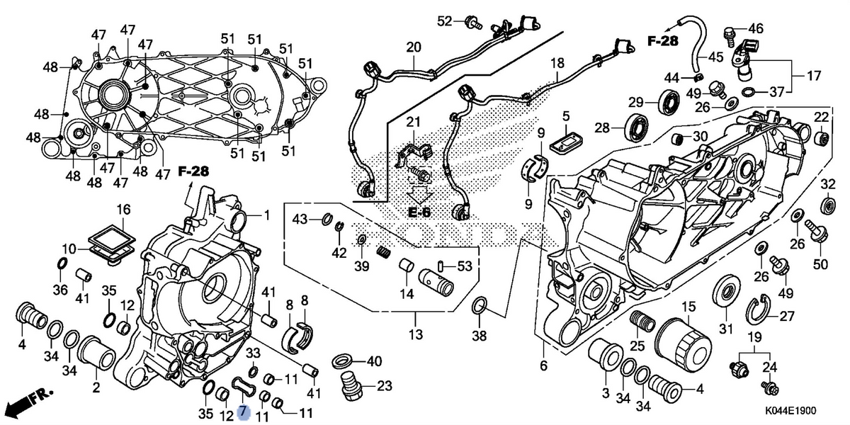 Honda OEM part 11205-KTW-900