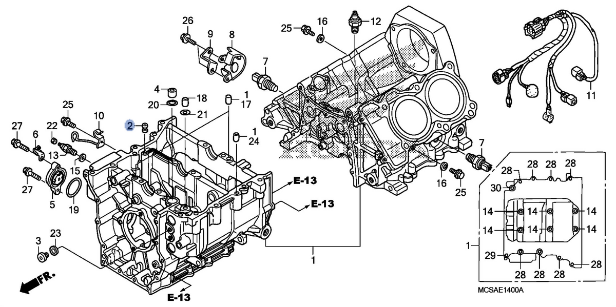 Honda OEM part 11205-MCS-000