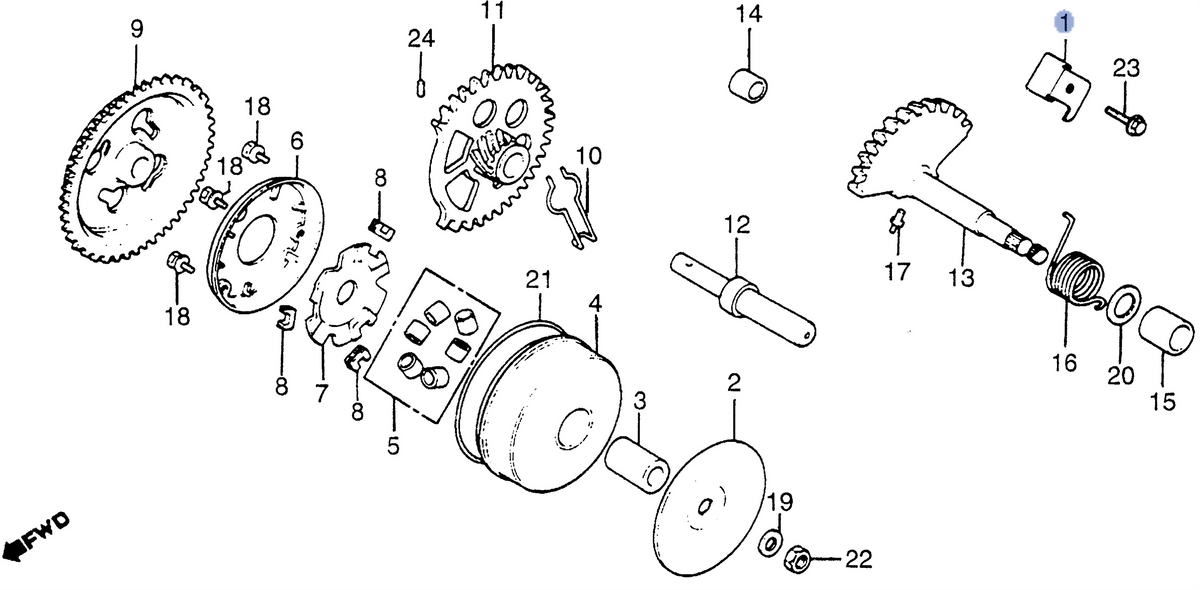 Honda OEM part 11206-GF0-000