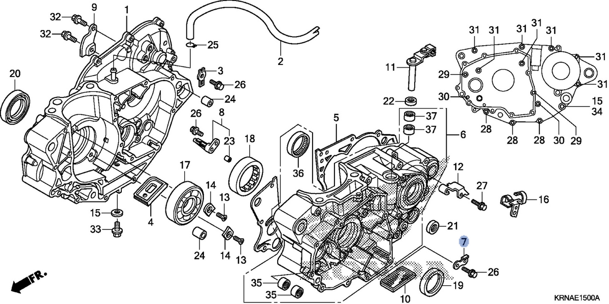Honda OEM part 11206-KRN-A40