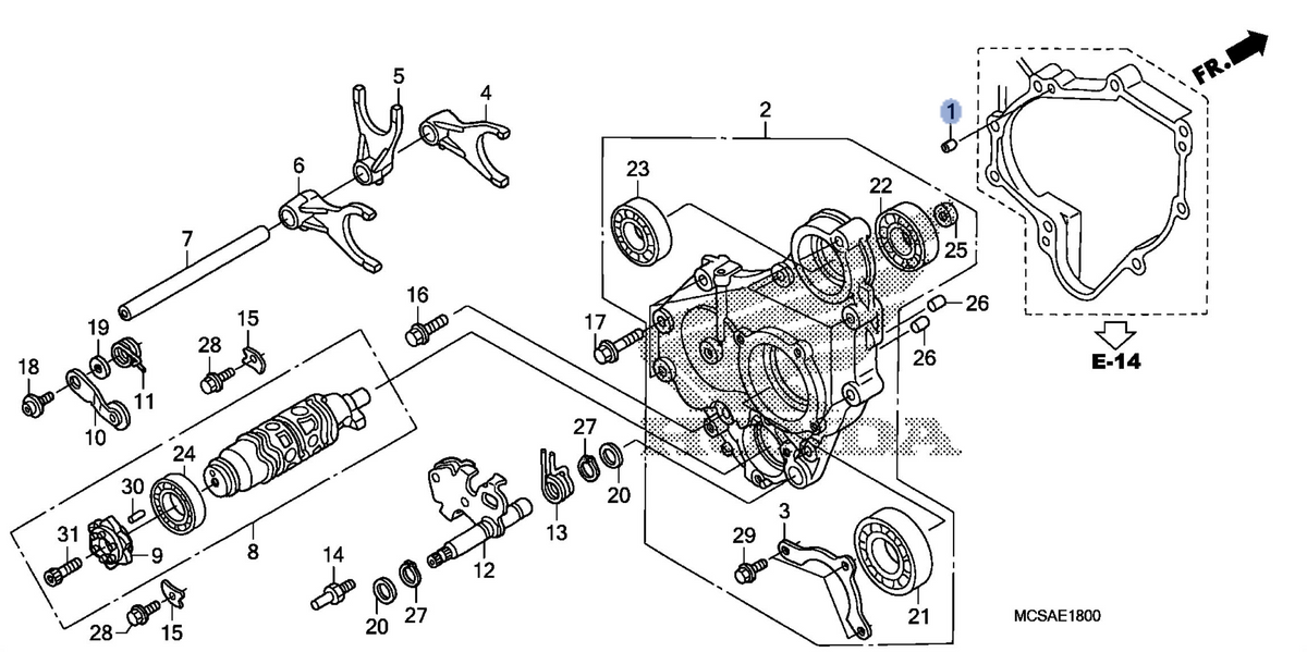 Honda OEM part 11206-MCS-000