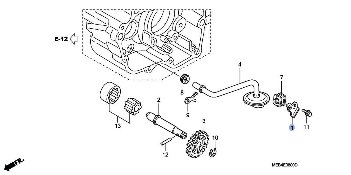Honda OEM part 11206-MEB-670