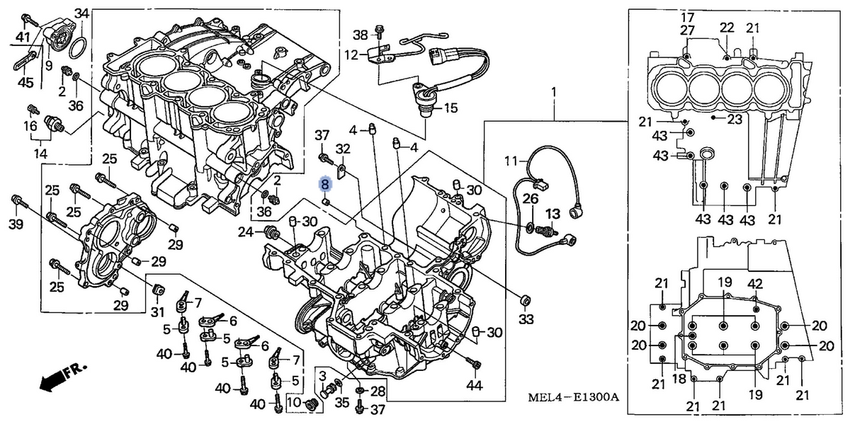 Honda OEM part 11206-MEL-000