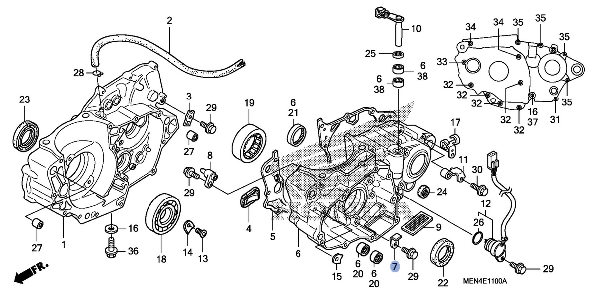 Honda OEM part 11206-MEN-A30