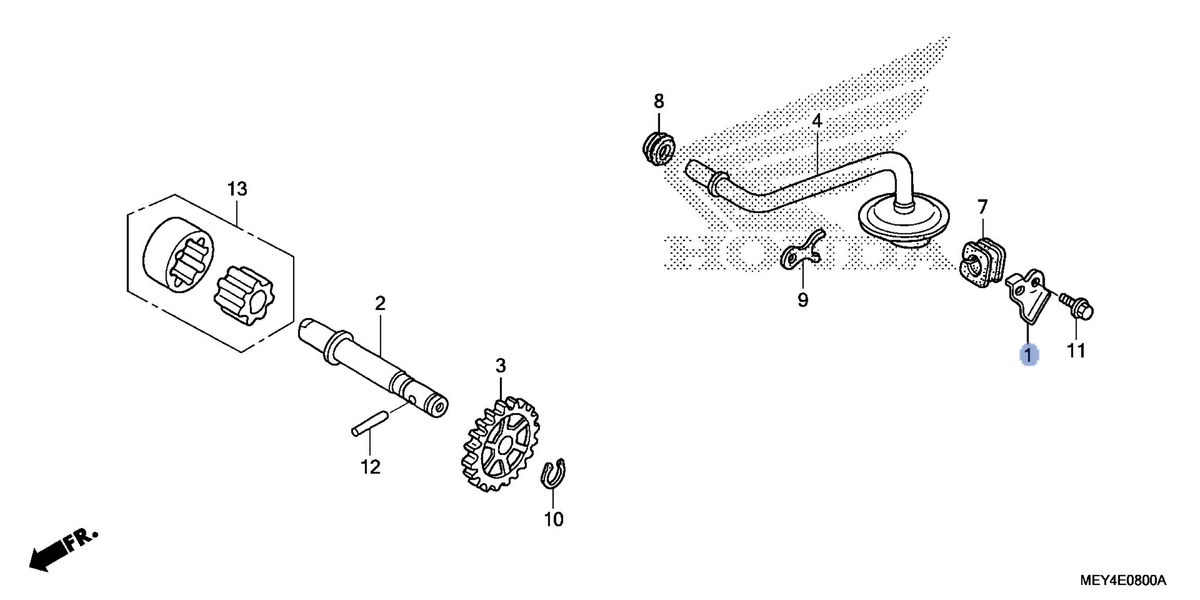 Honda OEM part 11206-MEY-670