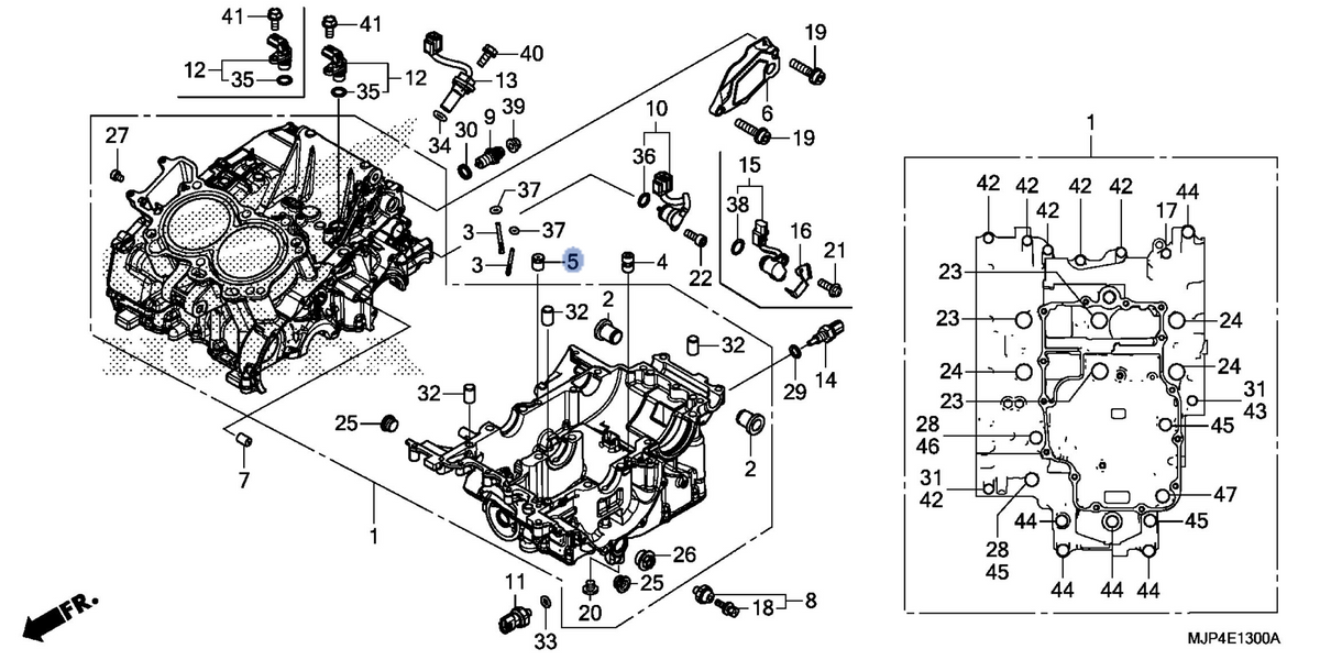 Honda OEM part 11207-MJP-G50
