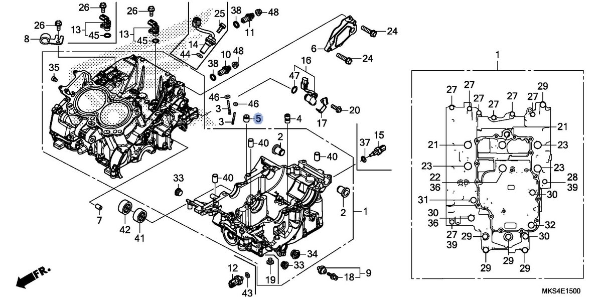 Honda OEM part 11207-MKS-E00