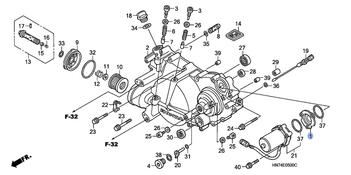 Honda OEM part 11210-HN7-000