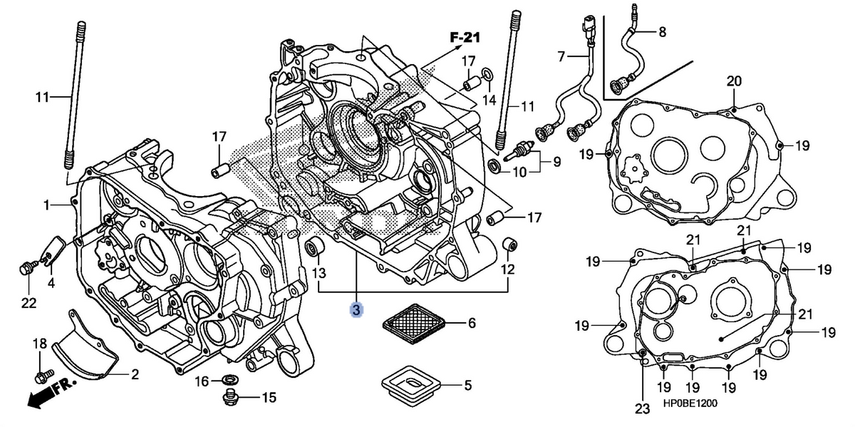 Honda OEM part 11210-HP0-305