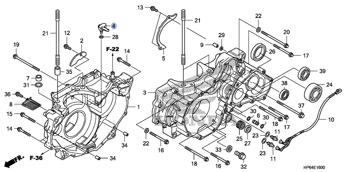 Honda OEM part 11210-HP6-A00