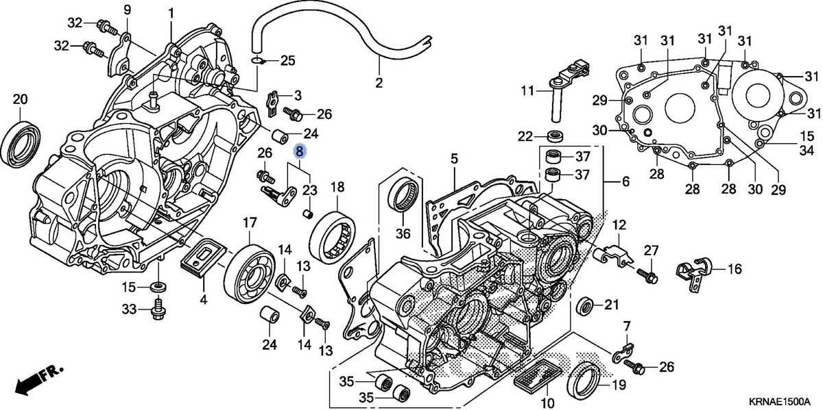 Honda OEM part 11210-KRN-A40
