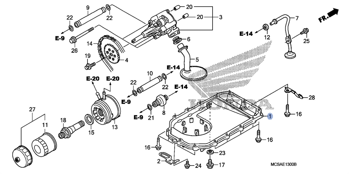 Honda OEM part 11210-MCS-010