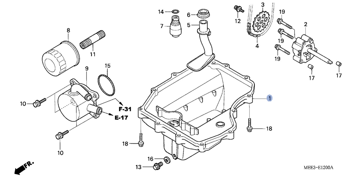 Honda OEM part 11210-MEE-000