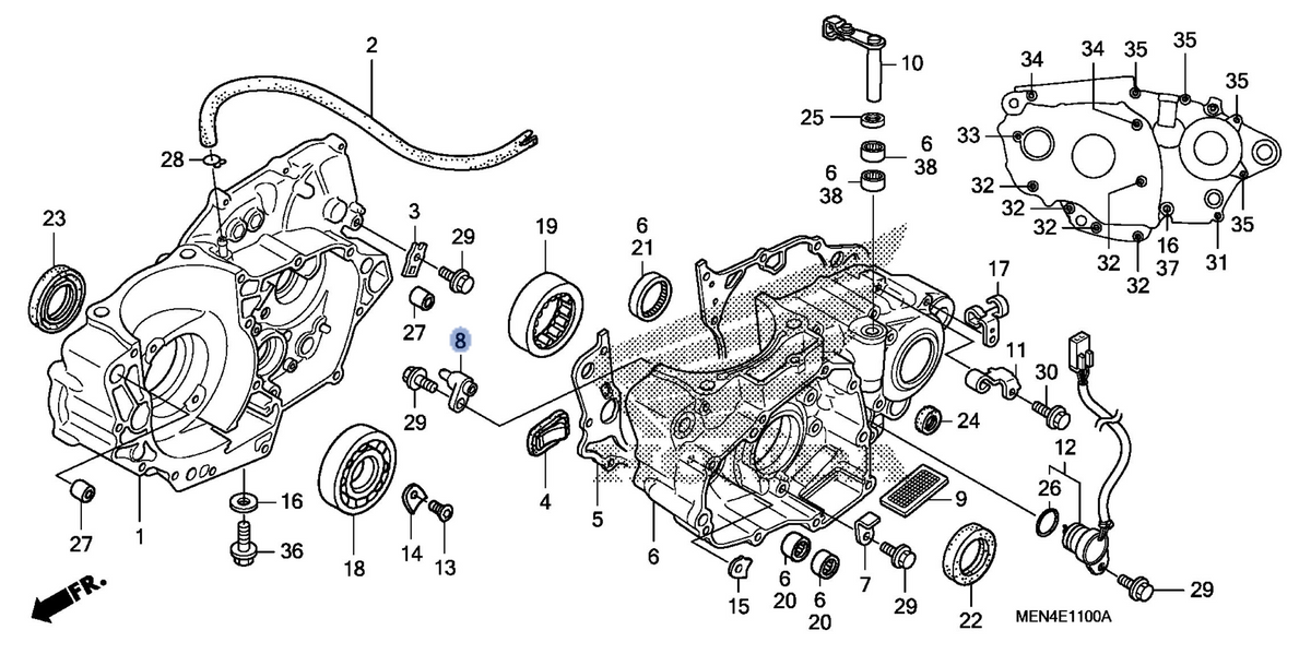 Honda OEM part 11210-MEN-A30