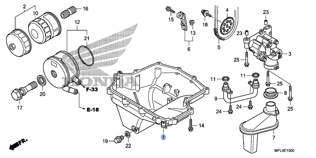 Honda OEM part 11210-MFL-000
