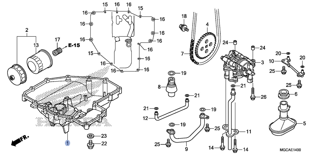 Honda OEM part 11210-MGC-000