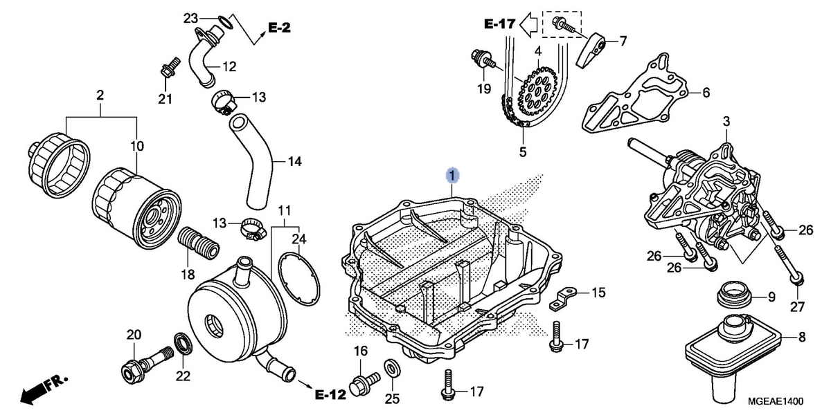 Honda OEM part 11210-MGE-000
